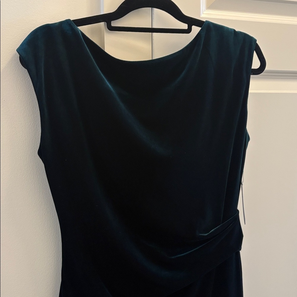 Vince Camuto Emerald Draped Dress - Picture 5 of 8